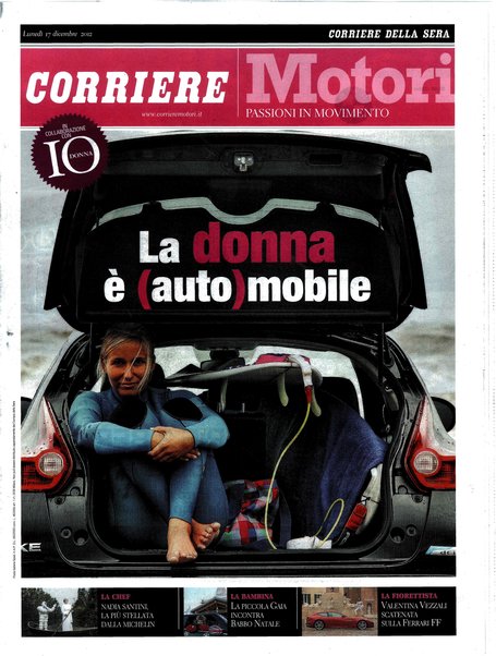 Corriere motori : supplemento settimanale di auto, moto e nautica del Corriere della sera